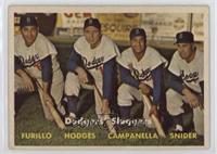 Dodgers' Sluggers (Furillo, Hodges, Campanella, Snider)