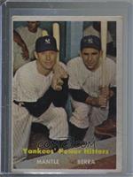 Yankees' Power Hitters (Mickey Mantle, Yogi Berra) [Good to VG‑…