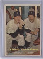 Yankees' Power Hitters (Mickey Mantle, Yogi Berra) [Good to VG‑…