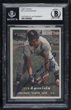 1957 Topps - [Base] #7 - Luis Aparicio [BAS BGS Authentic]