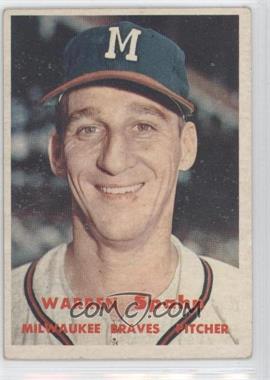 1957 Topps - [Base] #90 - Warren Spahn