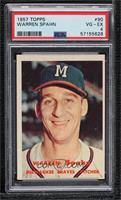 Warren Spahn [PSA 4 VG‑EX]