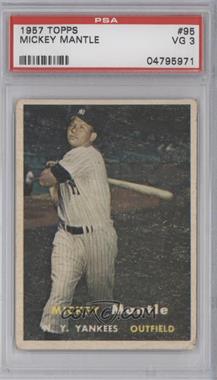 1957 Topps - [Base] #95 - Mickey Mantle [PSA 3 VG]