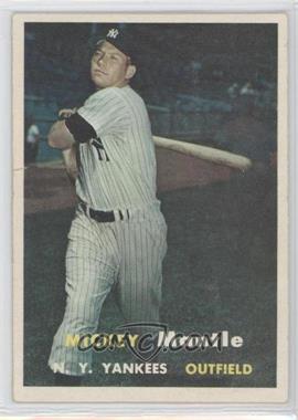 1957 Topps - [Base] #95 - Mickey Mantle [Good to VG‑EX]