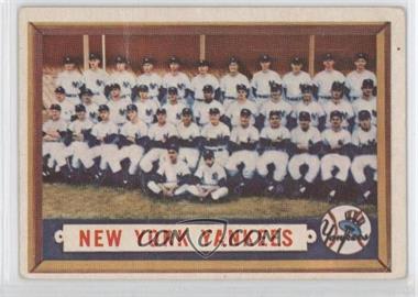 1957 Topps - [Base] #97 - New York Yankees Team [Poor to Fair]