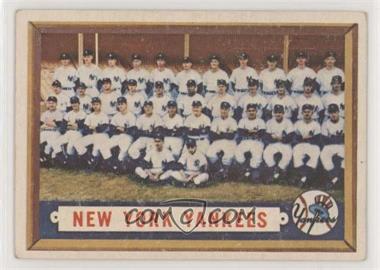 1957 Topps - [Base] #97 - New York Yankees Team