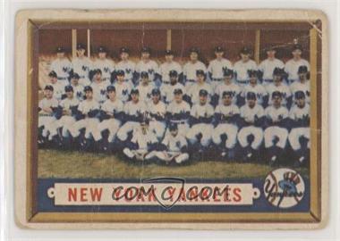 1957 Topps - [Base] #97 - New York Yankees Team [Poor to Fair]