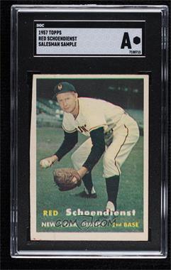 1957 Topps - Salesman Samples #_RESC - Red Schoendienst [SGC A]