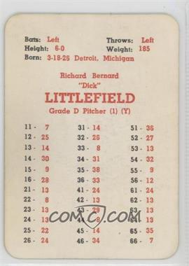 1958 APBA Baseball 1957 Season - [Base] #_DILI - Dick Littlefield