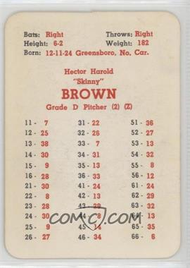 1958 APBA Baseball 1957 Season - [Base] #_HABR - Hal Brown