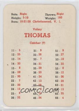1958 APBA Baseball 1957 Season - [Base] #_VATH - Valmy Thomas
