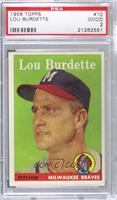 Lou Burdette [PSA 2 GOOD]