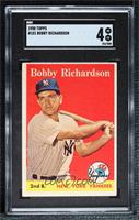 Bobby Richardson (Player Name in White) [SGC 4 VG/EX]