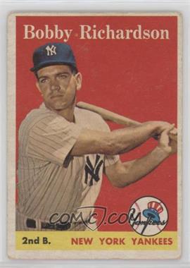 1958 Topps - [Base] #101.1 - Bobby Richardson (Player Name in White)