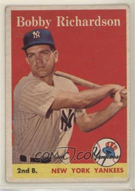 1958 Topps - [Base] #101.1 - Bobby Richardson (Player Name in White)
