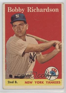 1958 Topps - [Base] #101.1 - Bobby Richardson (Player Name in White)