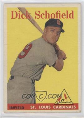 1958 Topps - [Base] #106 - Dick Schofield