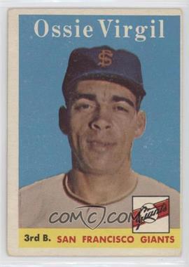 1958 Topps - [Base] #107 - Ossie Virgil [Poor to Fair]