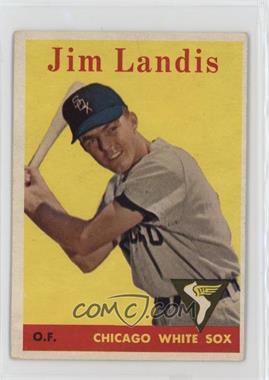 1958 Topps - [Base] #108.2 - Jim Landis (Team Name in Yellow)