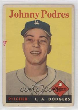 1958 Topps - [Base] #120 - Johnny Podres [Poor to Fair]