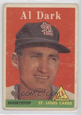 1958 Topps - [Base] #125 - Alvin Dark [Poor to Fair]