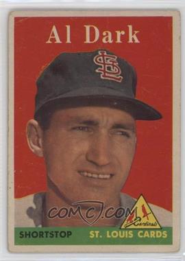 1958 Topps - [Base] #125 - Alvin Dark [Good to VG‑EX]