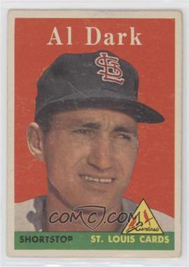 1958 Topps - [Base] #125 - Alvin Dark [Good to VG‑EX]