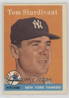 1958 Topps - [Base] #127 - Tom Sturdivant [Poor to Fair]