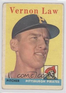 1958 Topps - [Base] #132 - Vern Law [Good to VG‑EX]