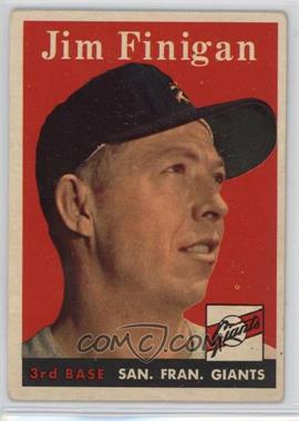 1958 Topps - [Base] #136 - Jim Finigan [Good to VG‑EX]