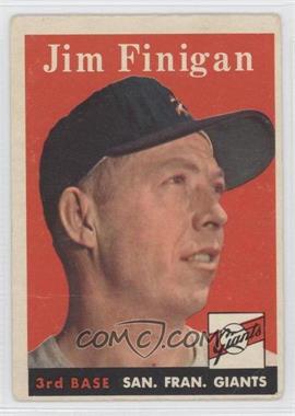 1958 Topps - [Base] #136 - Jim Finigan [Good to VG‑EX]