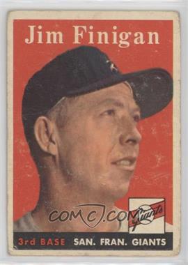 1958 Topps - [Base] #136 - Jim Finigan [Poor to Fair]