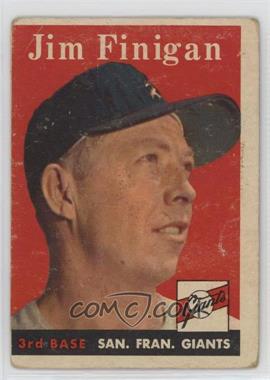 1958 Topps - [Base] #136 - Jim Finigan [Poor to Fair]