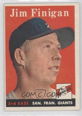 1958 Topps - [Base] #136 - Jim Finigan