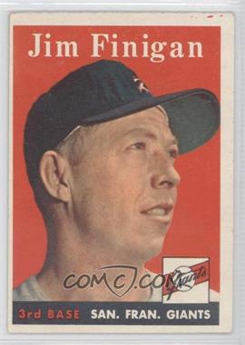 1958 Topps - [Base] #136 - Jim Finigan