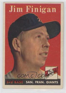 1958 Topps - [Base] #136 - Jim Finigan