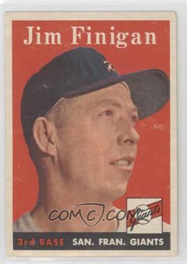 1958 Topps - [Base] #136 - Jim Finigan