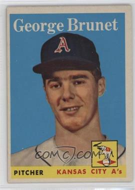 1958 Topps - [Base] #139 - George Brunet