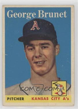 1958 Topps - [Base] #139 - George Brunet