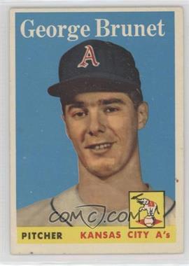 1958 Topps - [Base] #139 - George Brunet