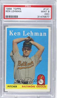 1958 Topps - [Base] #141 - Ken Lehman [PSA 9 MINT (OC)]