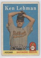 Ken Lehman [Good to VG‑EX]