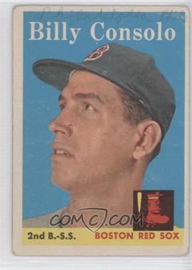 1958 Topps - [Base] #148 - Billy Consolo [Poor to Fair]