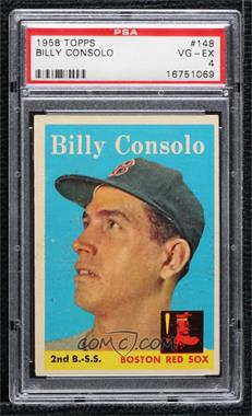 1958 Topps - [Base] #148 - Billy Consolo [PSA 4 VG‑EX]