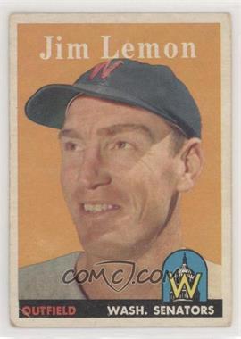 1958 Topps - [Base] #15 - Jim Lemon [Good to VG‑EX]