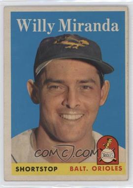 1958 Topps - [Base] #179 - Willy Miranda