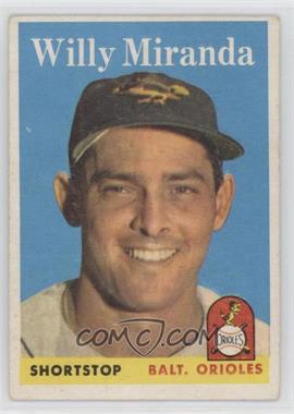 1958 Topps - [Base] #179 - Willy Miranda