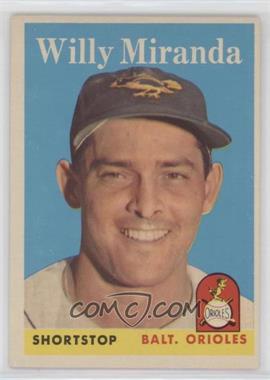 1958 Topps - [Base] #179 - Willy Miranda