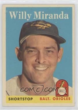 1958 Topps - [Base] #179 - Willy Miranda