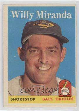 1958 Topps - [Base] #179 - Willy Miranda